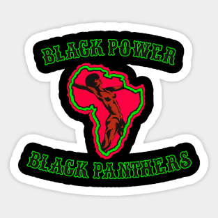 Black Panthers - A Bold Revolution Sticker